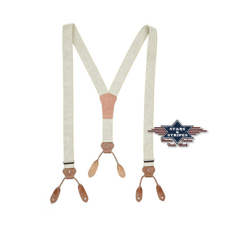 SAS_HT-02 NATUR - Bretelles avec pattes en cuir - Soul Rebel E-Shop