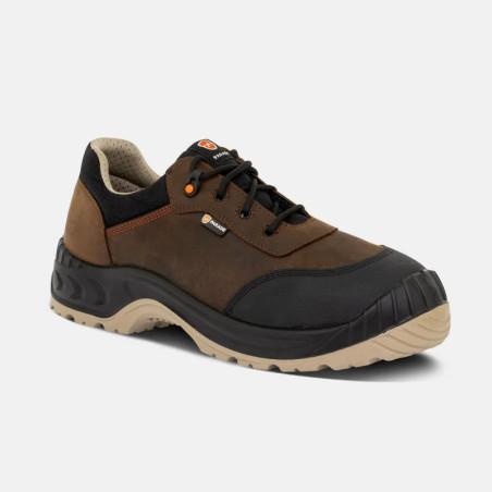 CHAUSSURES DE SECURITE BASSES PARADE NIKOLA COGNAC EN ISO 20345 : 2011 S3 SRC CI HI