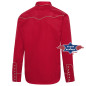 SAS_JACK red - Chemise western avec passepoil aux...