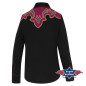 SAS_JENNA - Exquise blouse western noire avec...