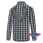 SAS_JONES - Chemise western à carreaux avec empiècement...