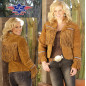 SAS_KAYLA - Fringed jacket made of premium suede...