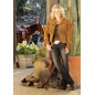 SAS_KAYLA - Fringed jacket made of premium suede...