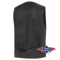 SAS_KING red - Exquisite western old-style vest with...
