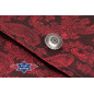 SAS_KING red - Exquis gilet Western Old-Style avec un...
