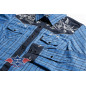 SAS_LAURA - Blouse western à carreaux avec empiècement...