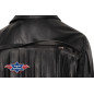 SAS_LIAM - Fringed jacket in aviator style made from...