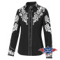 SAS_LILITH - Exquisite black western blouse with great...