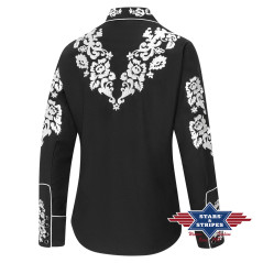 SAS_LILITH - Exquisite black western blouse with great...