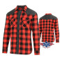 SAS_LUMBERJACK - Chemise western effet délavé avec un...