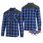 SAS_LUMBERJACK blue - Chemise western à carreaux...