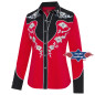 SAS_LYNN red - Exquisite red western blouse with... SAS_LYNN red - Exquisite red western blouse with...