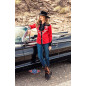 SAS_LYNN red - Exquisite red western blouse with... SAS_LYNN red - Exquisite red western blouse with...