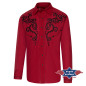 SAS_MASON - Exquise chemise western avec de superbes...