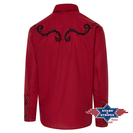 SAS_MASON - Exquise chemise western avec de superbes...