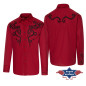 SAS_MASON - Exquise chemise western avec de superbes...