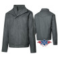 SAS_MONTREAL - Veste en laine avec empiècement western...