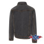 SAS_MORAN - Short western denim jacket with inner...