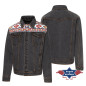 SAS_MORAN - Short western denim jacket with inner...