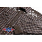 SAS_MORGAN - Plaid western shirt with embroidered...