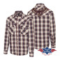 SAS_NATHAN - Cette chemise western se distingue par un...