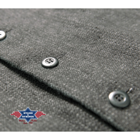 SAS_RAY - Old style vest with two side pockets,...