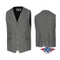 SAS_RAY - Gilet old style avec deux poches et ajustable...