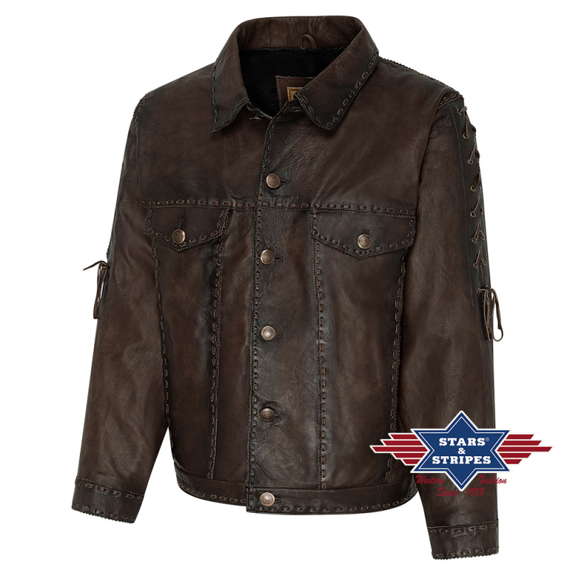 SAS_ROWDY - High quality western leather jacket. Very...