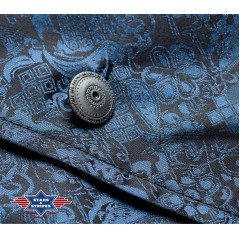SAS_ROYAL FLUSH - Jacquard waistcoat with two side...