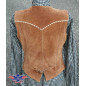 SAS_SAVANNAH - Leather vest made of top-quality cowhide...