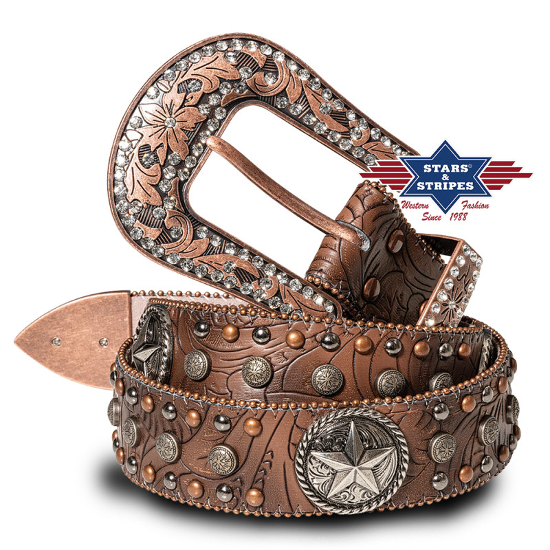 SAS_STONE-8 - Ceinture western avec boucle...