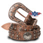 SAS_STONE-8 - Ceinture western avec boucle...