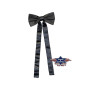 SAS_T-01 black - Cravate de cowboy avec fermeture à...