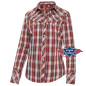 SAS_TAMMY - Cute checked western blouse with intricate...