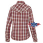 SAS_TAMMY - Adorable blouse western à carreaux avec...