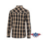 SAS_TANNER - Check shirt with decorative stitching,...