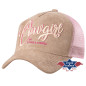 SAS_TC COWGIRL - La casquette Truckerbicolore, composée...