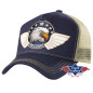 SAS_TC EAGLE blue - The 2-colour western trucker cap,...
