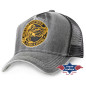 SAS_TC STAY WILD grey - La casquette Western Trucker...