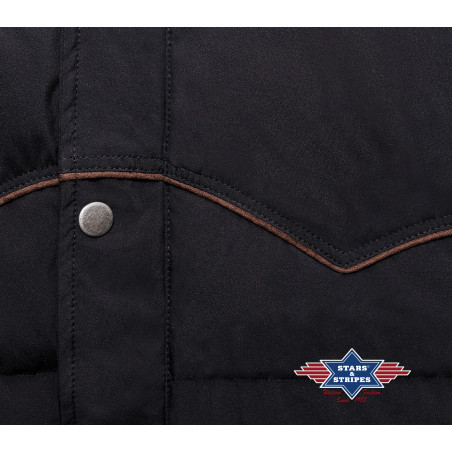 SAS_TORONTO - Veste quiltée en duvet avec empiècement...