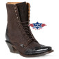 SAS_WBL-67 - Bottes Western à lacets avec applications...