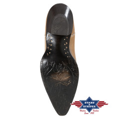 SAS_WBL-71 - Boots western bicolores pour femmes, en...