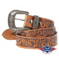 SAS_WG-300 - High-quality western belt made of cowhide...