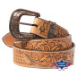 SAS_WG-301 - High-quality western belt made of cowhide...