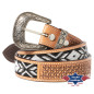 SAS_WG-308 - Ceinture western de haute qualité en cuir...