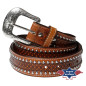 SAS_WG-311 - High-quality western belt made from...