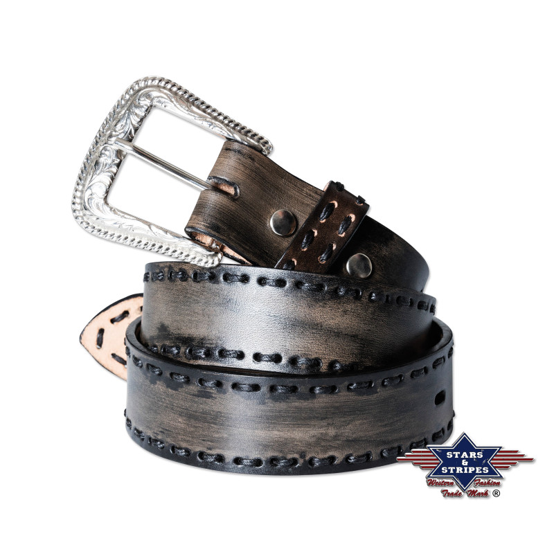 SAS_WG-97 - Belt made of robust cowhide with...