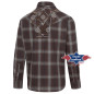 SAS_WILLIAM - Chemise western à carreaux avec de... SAS_WILLIAM - Chemise western à carreaux avec de...