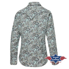 SAS_WILLOW - This charming Western blouse features a...