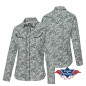 SAS_WILLOW - This charming Western blouse features a...